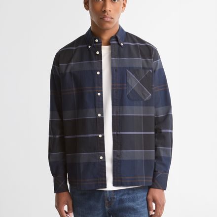 Barbour Mineral Tartan Dunoon Authentic Shirt — Midnight Loch