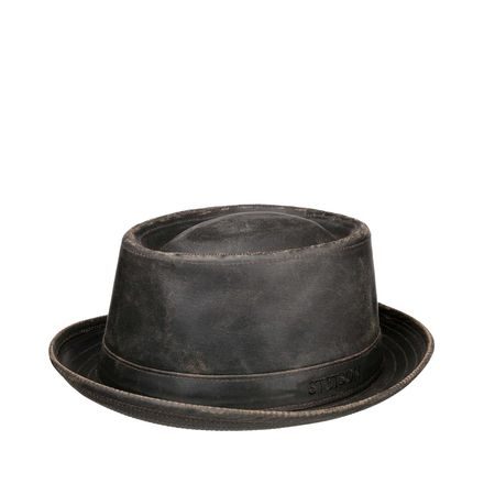 Stetson Pork Pie — Black Patina