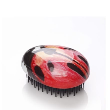 Kent PBUG — Pebble Detangling Ladybug Brush