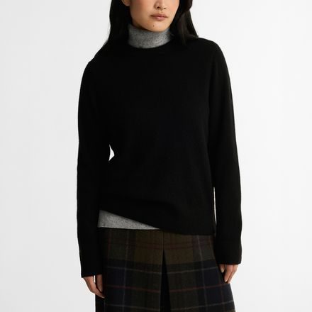 Barbour Penwood Cashmere Knitted Jumper — Black