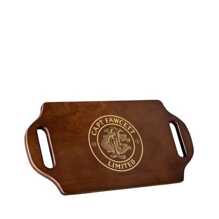 GIFT - Captain Fawcett — Double Handed Wooden Mirror