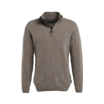 Barbour Holden Half Zip Sweater — Military Marl