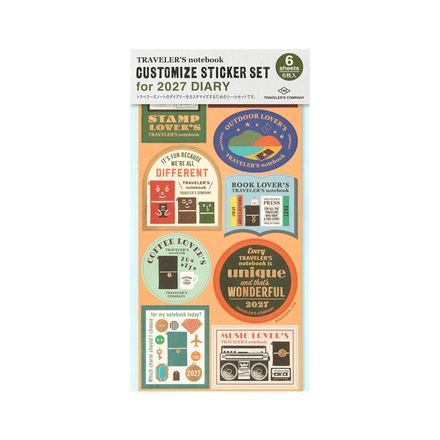Traveler's — Customized Sticker Set 2027