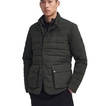 Barbour International Fleetham Puffer Jacket — Sage