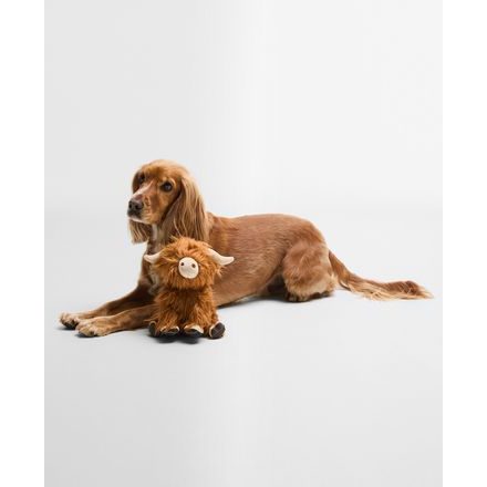Barbour Dog Highland Cow Toy