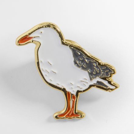 Barbour Bird Pin — Seagull