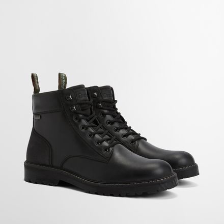 Barbour Harrison Commando Boots — Black