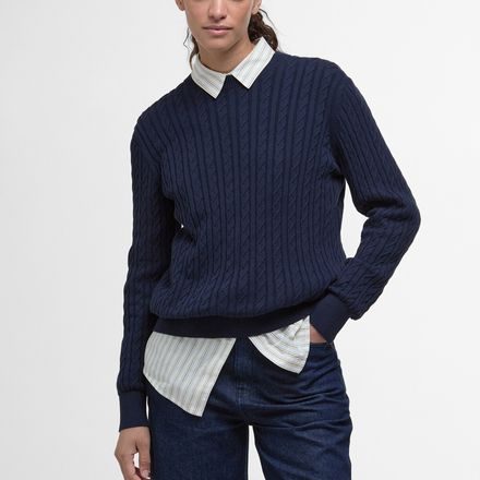 Barbour Hartland Crew Neck Jumper — Navy