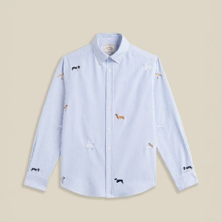 Portuguese Flannel — Oxford Embroidery Dogs