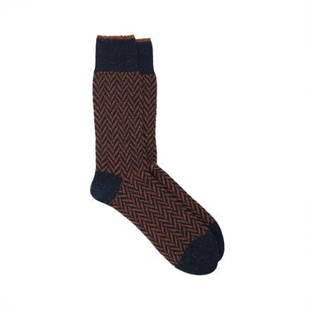 Pedemeia Pattern Socks — Blue