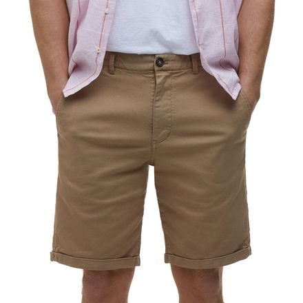 Barbour Washed Twill Chino Shorts — Olive