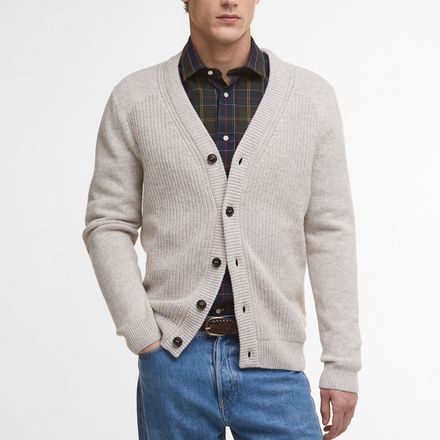 Barbour Mainland Cardigan — Mist