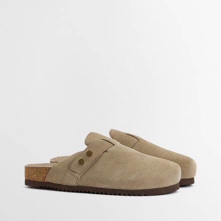 Barbour Bowman Sandal — Taupe Suede