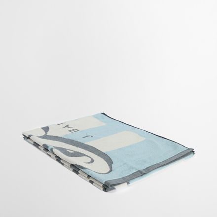 Barbour Archive Beach Towel — Surf Blue Logo