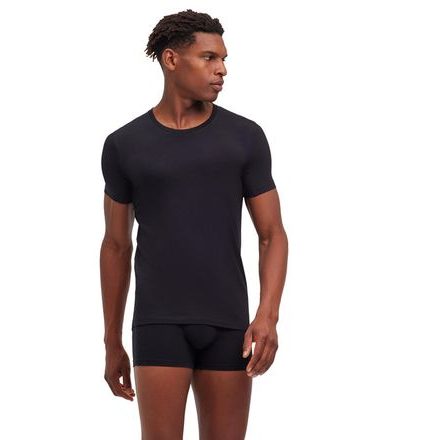 Bazár: Falke Crew-Neck Undershirt — (Black / L)