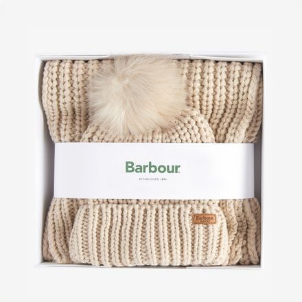 Bazár: Barbour Saltburn Beanie & Scarf Gift Set