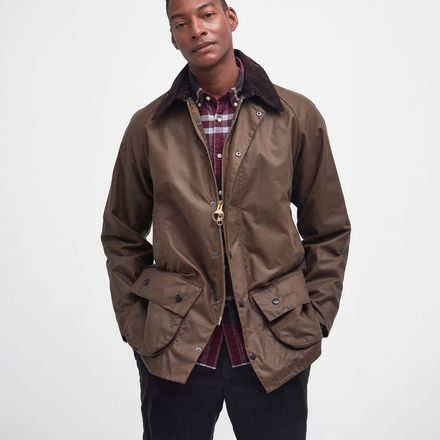 Barbour Beaufort Wax Jacket — Bark