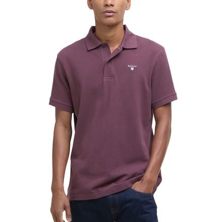 Barbour Sports Polo Shirt — Burnt Heather