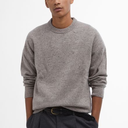 Barbour Tainsbury Crew Neck Jumper — Stone