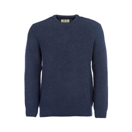 Barbour New Tyne Crew Jumper — Denim