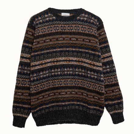 Jamieson's Fair Isle Jumper — Navy