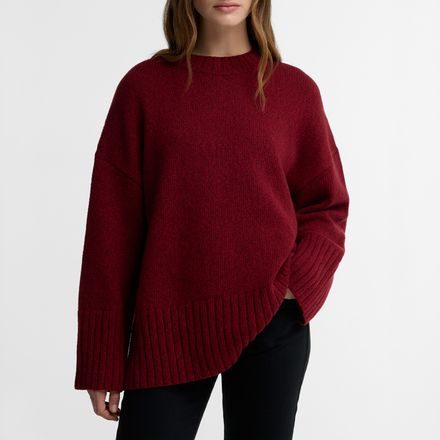 Barbour Gaia Knitted Jumper — Cranberry Red