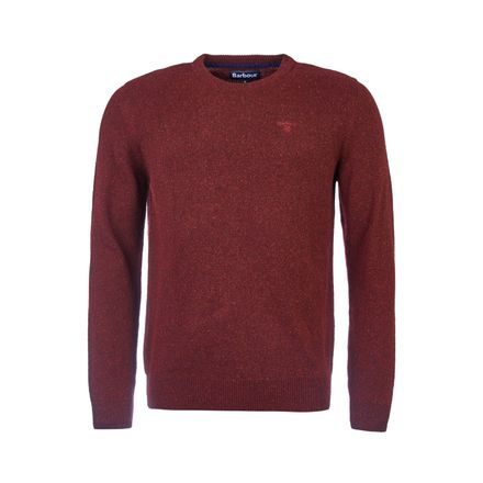 Barbour Tisbury Crew Neck Sweater — Ruby