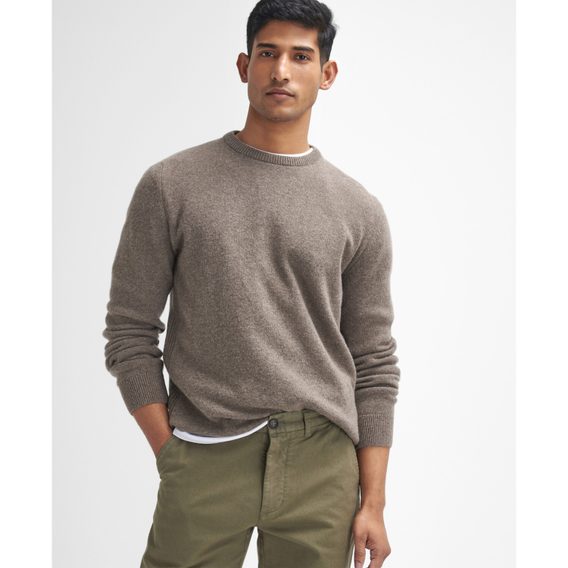 Barbour Washed Stretch Tailored Trousers — Olive