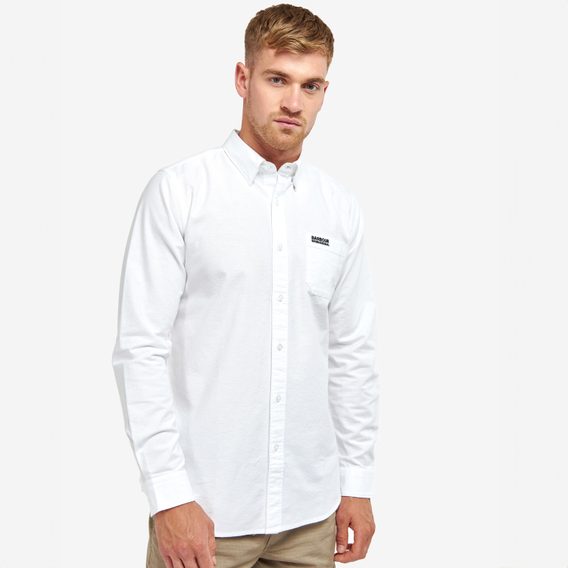 Barbour International Kinetic Tailored Shirt — Classic White