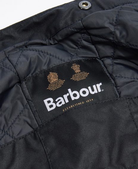 Barbour Wax Storm Hood — Navy