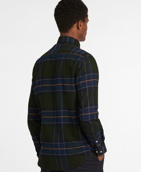 Barbour Lutsleigh Shirt — Forest