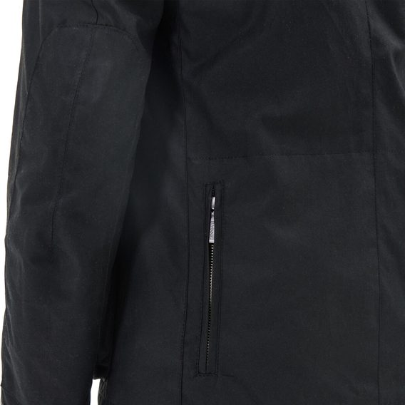 Barbour Beacon Sports Wax Jacket — Classic Black