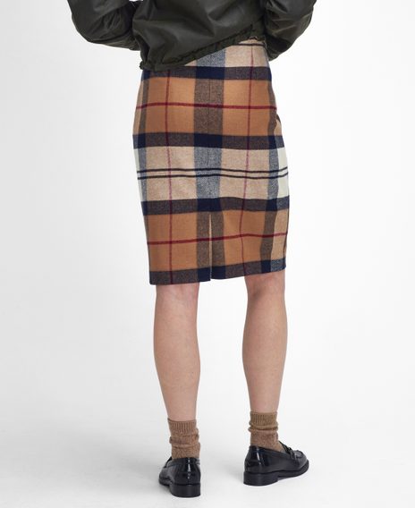 Barbour Rosa Tartan Midi Skirt