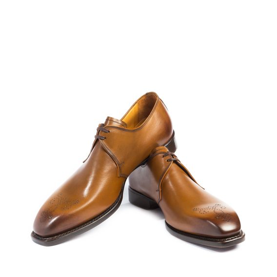Manesy Derby Brogue — Gold