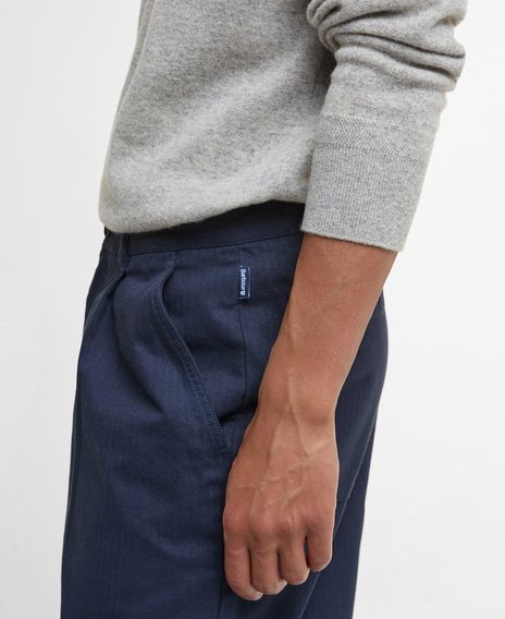 Barbour Bayview Relaxed Herringbone Trousers