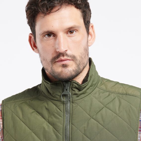 Prešívaná vesta Barbour Fernwood Gilet - Sage