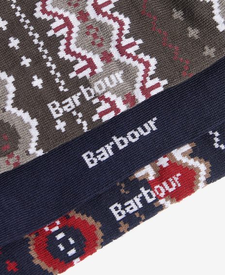 Barbour Fairisle Sock Gift Box