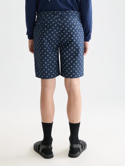 Scotch & Soda — Stuart Printed Cotton Chino Shorts