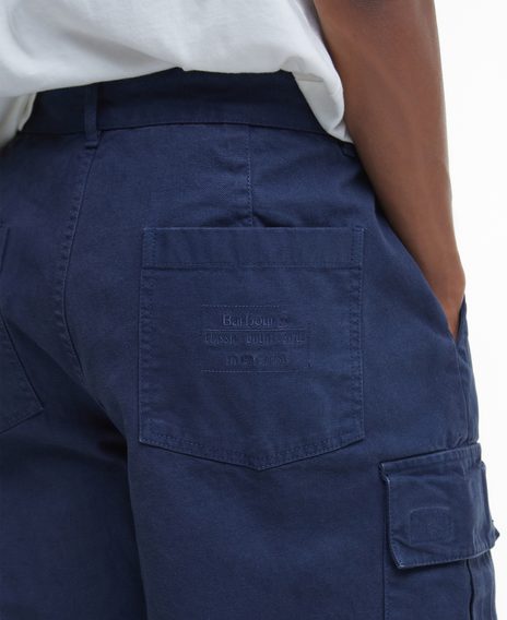 Barbour Deepdale Relaxed Cargo Trousers — Classic Navy