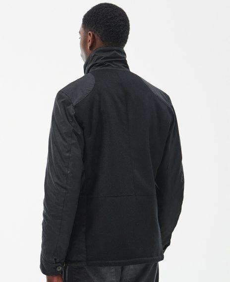 Barbour Emble Wax Jacket — Classic Black