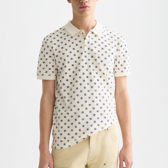 Scotch & Soda — Microprinted Polo