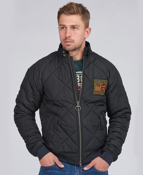 Prešívaná bunda Barbour International Steve McQueen Quilted Merchant Jacket - Black