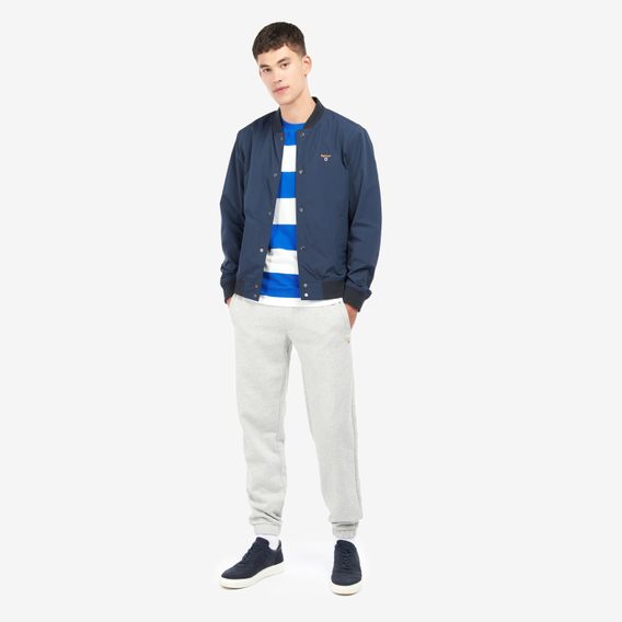 Voľnočasová bunda Barbour Crested Varsity Casual Jacket - Navy