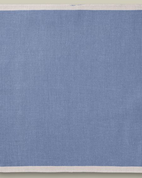 Charles Tyrwhitt Silk Linen Pocket Square — Heather Blue