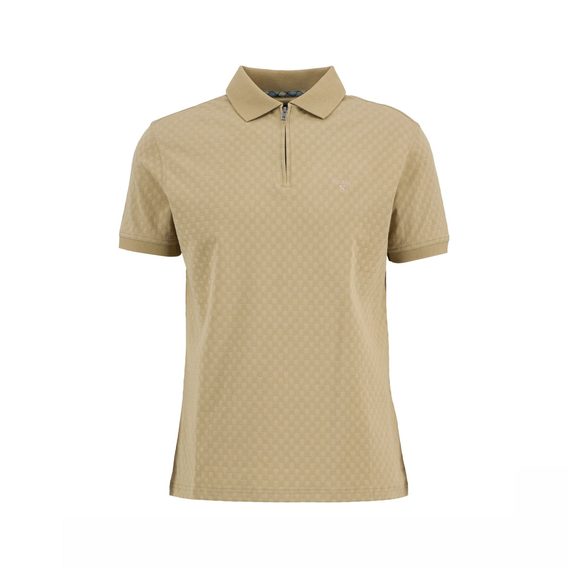 Barbour Hockham Tailored Fit Polo Shirt — Washed Stone