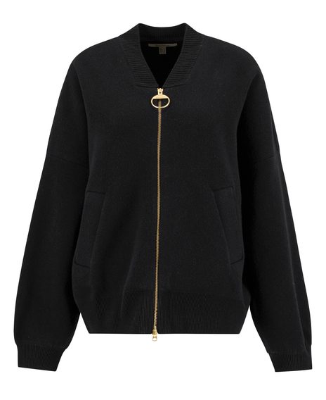 Barbour Milda Knitted Bomber Jacket