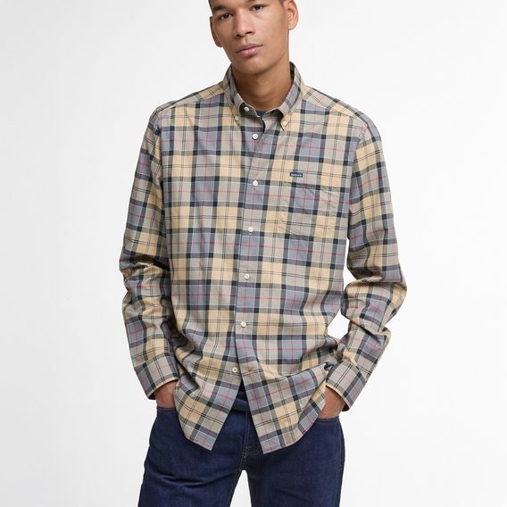 Barbour Wetheram Tailored Long-Sleeved Shirt — Dress Tartan