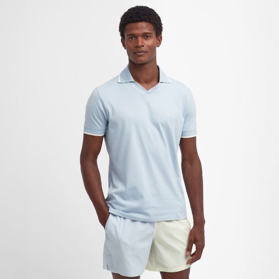 Barbour Northwood Polo Shirt — Niagara Mist