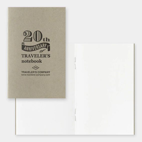 Traveler's Notebook Card Size 20th Anniversary Set — Black
