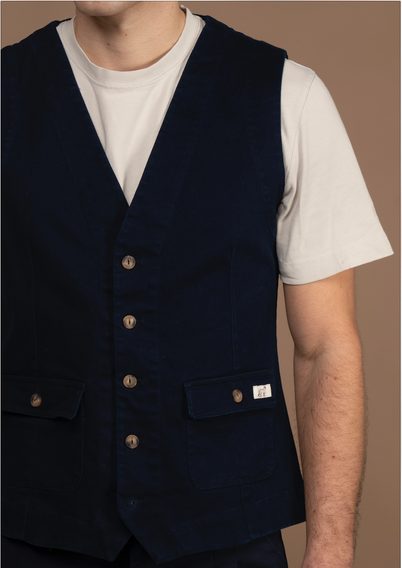 By The Oak Gabardine Vest